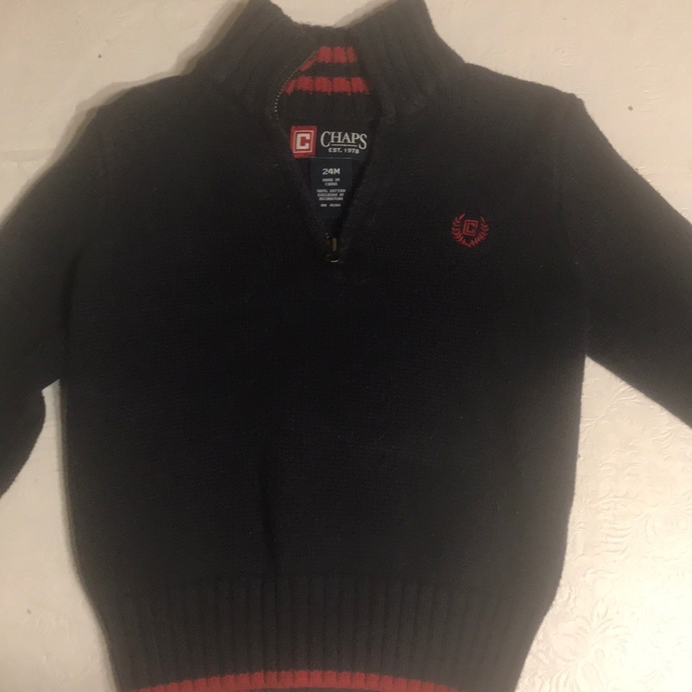 Navy sweater